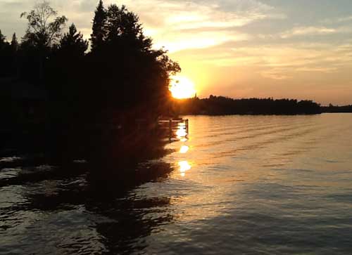 lake vermilion sunrise